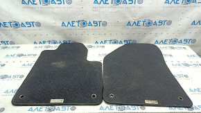 Set of Jeep Cherokee KL 15-23 floor mats, black, ready for cleaning