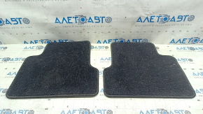 Set of Jeep Cherokee KL 15-23 floor mats, black, ready for cleaning