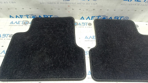 Set of Jeep Cherokee KL 15-23 floor mats, black, ready for cleaning