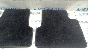 Set of Jeep Cherokee KL 15-23 floor mats, black, ready for cleaning