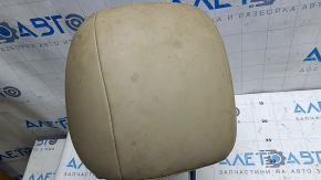 Rear left headrest for Nissan Pathfinder 13-16, beige leather, dry-cleanable