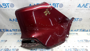 Jeep Cherokee KL 19-23 red rear bumper, bare right, scratches, dented, crack in mount