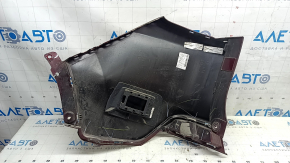 Jeep Cherokee KL 19-23 red rear bumper, bare right, scratches, dented, crack in mount