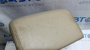 Rear central headrest for Nissan Pathfinder 13-16, beige leather, dry-cleanable
