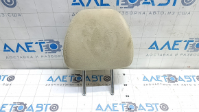 Rear left headrest for Nissan Rogue 14-16, beige velour, dry-cleanable