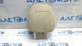 Rear left headrest for Nissan Rogue 14-16, beige velour, dry-cleanable