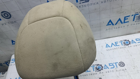 Rear left headrest for Nissan Rogue 14-16, beige velour, dry-cleanable