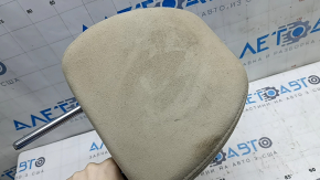 Rear left headrest for Nissan Rogue 14-16, beige velour, dry-cleanable