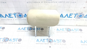 Rear center headrest for Nissan Rogue 14-16, beige velour, dry-cleanable