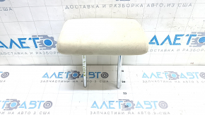 Rear center headrest for Nissan Rogue 14-16, beige velour, dry-cleanable
