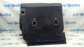 Left rear seat backrest for Jeep Cherokee KL 19-23, black leather, perforated, with armrest