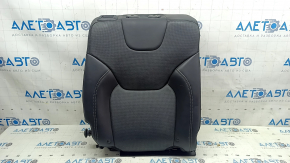 Right rear seat backrest for Jeep Cherokee KL 19 - black leather, perforated