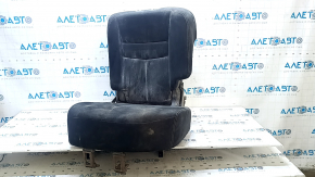 Rear seat backrest, 2nd row, left, Nissan Murano z52 19-23 without AIRBAG, black cloth (velour), for cleaning