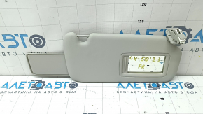 Right visor Mazda CX-50 23-25 gray without panoramic view with backlight