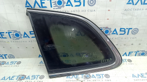 Rear left window, blind glass, Jeep Cherokee KL 19-20, chrome, scratches on chrome