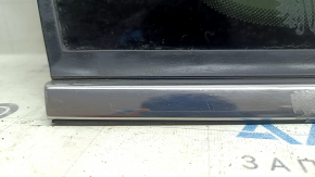 Rear left window, blind glass, Jeep Cherokee KL 19-20, chrome, scratches on chrome
