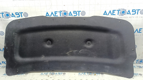 Jeep Cherokee KL 19-23 hood insulation is torn and dented.