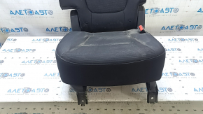 Back row of seats, 2nd row, right, Kia Sorento 10-15, black cloth, for cleaning
