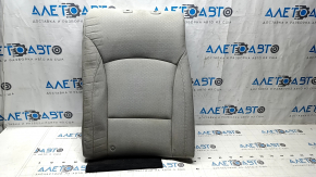 Left rear seat back for Kia Optima 11-15, gray velour, dry-cleanable, rip-stained fabric