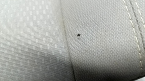 Left rear seat back for Kia Optima 11-15, gray velour, dry-cleanable, rip-stained fabric