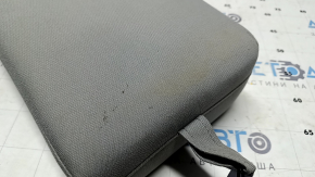 Kia Optima 11-15 rear seat back armrest, gray velour, water damage