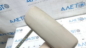 Nissan Rogue 14-16 rear right headrest, beige leather, dry-cleanable