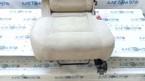 Rear seat, 2nd row, right, Nissan Rogue 14-16, beige cloth, dry cleanable
