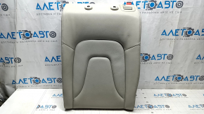 Rear row of seats 2nd row Audi A4 B8 13-16 gray leather, split back, worn