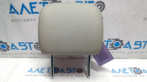 Rear left headrest for Audi A4 B8 08-16, gray leather with gray stitching