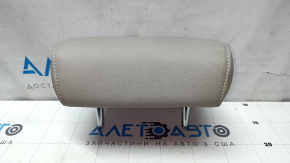 Rear center headrest for Audi A4 B8 08-16, gray leather with gray stitching, marker marks