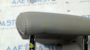 Rear center headrest for Audi A4 B8 08-16, gray leather with gray stitching, marker marks