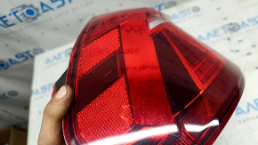 Left outer fender light for VW Passat B8 16-19 USA, dark halogen