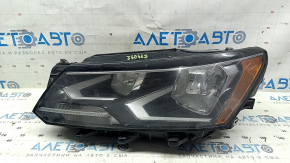 Left front headlight VW Passat b8 16-19 USA halogen, polished, web