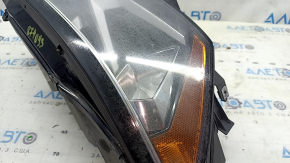 Right front headlight VW Passat B8 16-19 USA halogen, polished, spider web