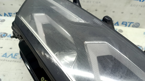 Right front headlight VW Passat B8 16-19 USA halogen, polished, spider web