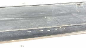 Left threshold VW Passat b8 16-19 USA R-Line, black, scratches, dented