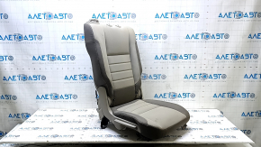 Rear seat, 2nd row, right, Ford Escape MK3 2017-2019, black and gray fabric, dents, dry cleanable