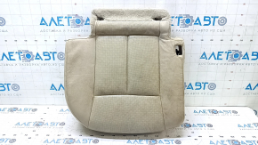 Rear seat cushion, 2nd row, right, Nissan Rogue 14 - beige leather, dry-cleanable, scratched