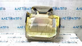 Rear seat cushion, 2nd row, right, Nissan Rogue 14 - beige leather, dry-cleanable, scratched