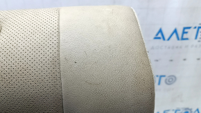 Rear seat back, 2nd row, right, Nissan Rogue 14 - beige leather, dry cleanable, scratches, creases