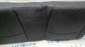 Rear seat cushion, 3rd row, Dodge Journey 11-19, black cloth, wrinkled