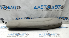 Left side trim for rear seats Hyundai Sonata 15-17, gray cloth, dry cleanable, dented