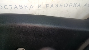 Left side driver's seat cover for a Jeep Cherokee KL 16-23, black, electrically powered, scratches, broken mount