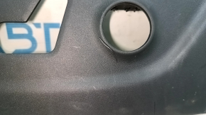 Left side driver's seat cover for a Jeep Cherokee KL 16-23, black, electrically powered, scratches, broken mount