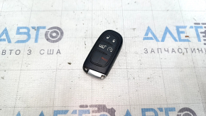 Jeep Cherokee KL 14-23 smart key, 5 buttons, worn, chrome chipped