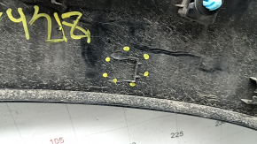 Rear right fender arch trim Mazda CX-50 23-25 structure with mudguard, scratches, broken fasteners, broken fastener, punctured