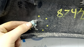 Rear right fender arch trim Mazda CX-50 23-25 structure with mudguard, scratches, broken fasteners, broken fastener, punctured