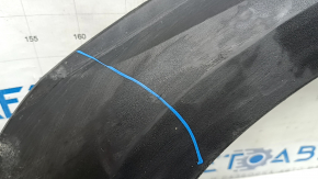 Rear right fender arch trim Mazda CX-50 23-25 structure with mudguard, scratches, broken fasteners, broken fastener, punctured