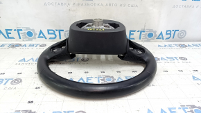 Jeep Cherokee KL 14-21 leather steering wheel, black, heated, worn, scratches
