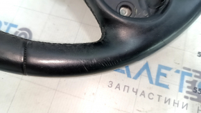 Jeep Cherokee KL 14-21 leather steering wheel, black, heated, worn, scratches